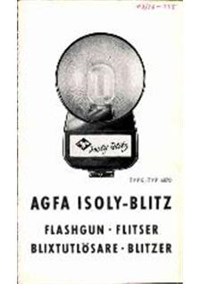 Agfa Isoly Blitz manual. Camera Instructions.